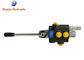 Hydraulic Single Spool Manual Directional Control Valve Compact Size P40 For Forklift