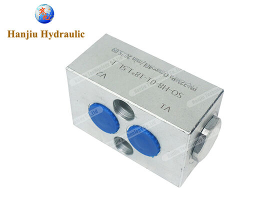31.5Mpa 40L/Min Two-Way Hydraulic Lock Safety Valve with 18*1.5mm Oil Hole for Directional Control
