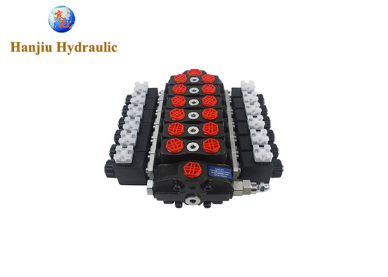 HSSD8DC 6 Spulen-Solenoid-Richtungshydraulisches Steuerventil geeignet für Landwirtschaft Traktor und Bauwesen Sanitärtechnik Bergbau