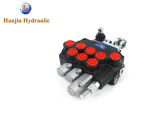 Hydraulisches Monoblockventil 3P80 Luftkontrolle Typ + manuelle Steuerung mit BSPP 1/2 Ports für Erntegeräte