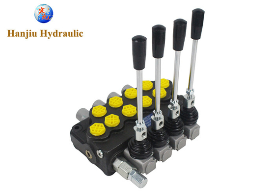 HSSD5 Manuelle Richtungssteuerung 4 Bank Zylinder Spool Monoblock Typ Hydraulische Richtungssteuerung