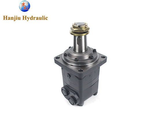 Hydraulischer Motor MV400K OMV400 BMV400 Quadratische Montage 4 Schrauben Ø60 Verjüngung 1/10 mit G1 Vielschichtanschlüssen