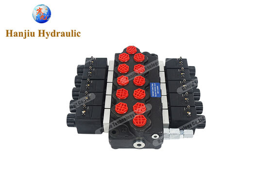 Hydraulik-Steuerventil SD5 Serie Monoblock-Wegeventil mit Magnetspule 40 Liter mit 12VDC