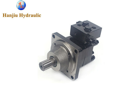 BMSY100 Hydraulik-Radmotor mit niedrigem Drehmoment und hohem Drehmoment mit Überkreuz-Druckbegrenzungsventil